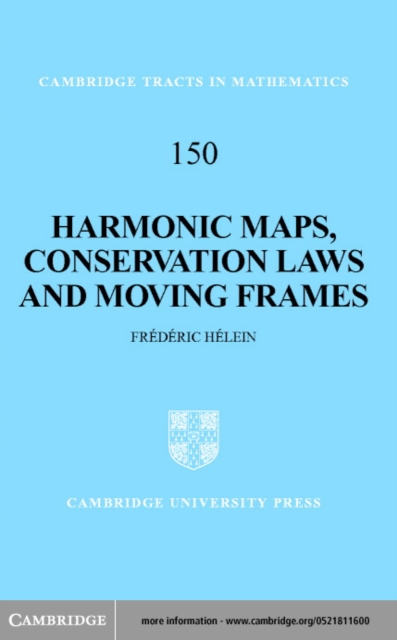 Harmonic Maps, Conservation Laws and Moving Frames, PDF eBook
