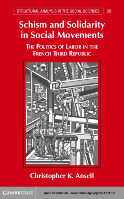 Schism and Solidarity in Social Movements : The Politics of Labor in the French Third Republic, PDF eBook