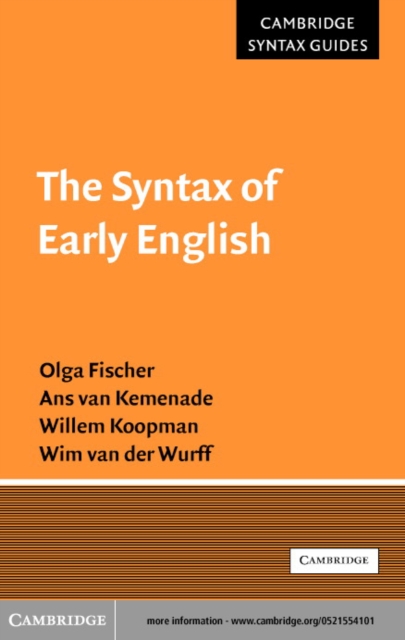 Syntax of Early English, PDF eBook