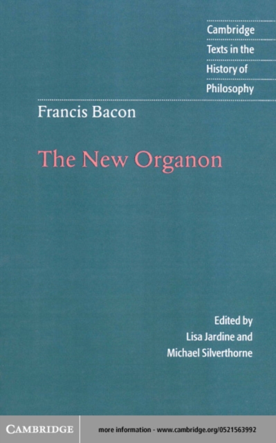 Francis Bacon: The New Organon, PDF eBook
