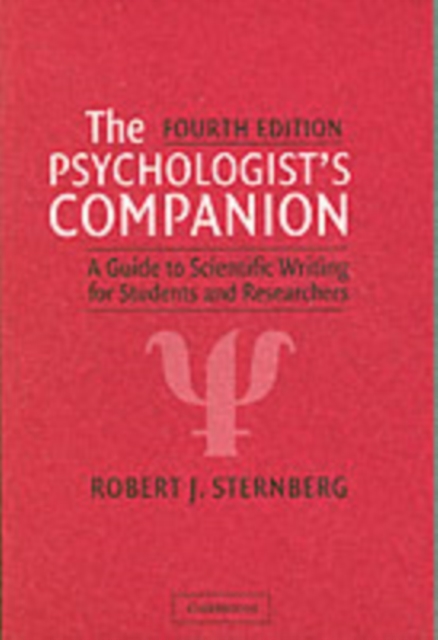Psychologist's Companion : A Guide to Scientific Writing for Students and Researchers, PDF eBook