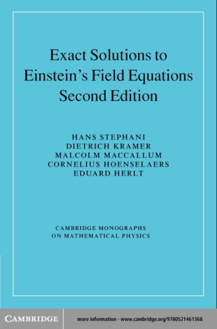 Exact Solutions of Einstein's Field Equations, PDF eBook