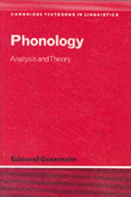Phonology : Analysis and Theory, PDF eBook