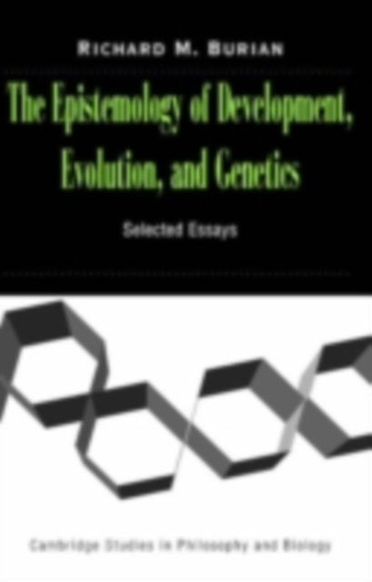 Epistemology of Development, Evolution, and Genetics, PDF eBook