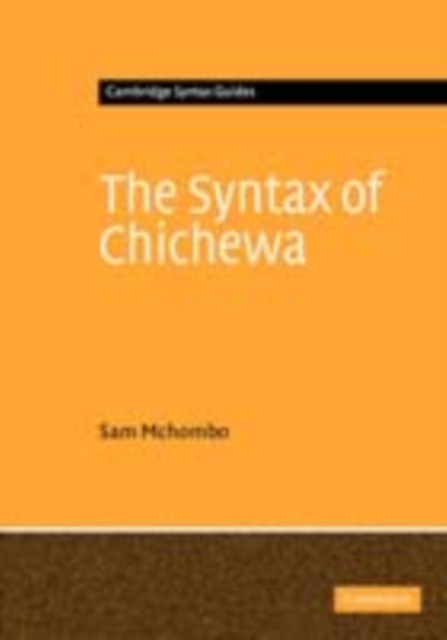 Syntax of Chichewa, PDF eBook