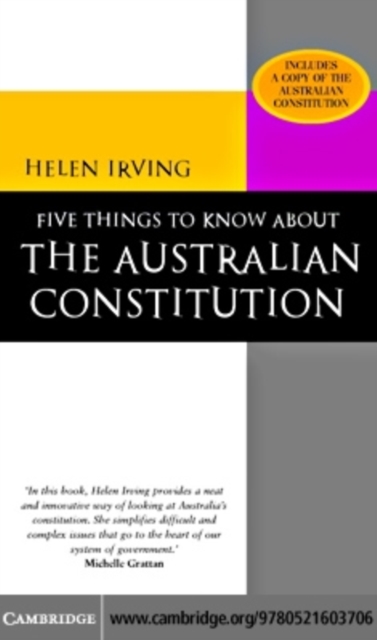 Five Things to Know About the Australian Constitution, PDF eBook