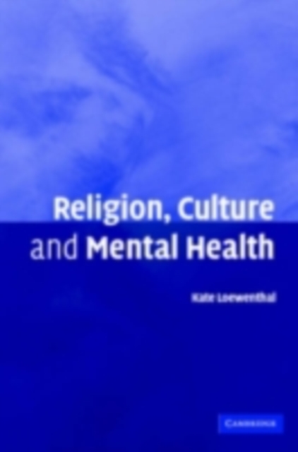 Religion, Culture and Mental Health, PDF eBook