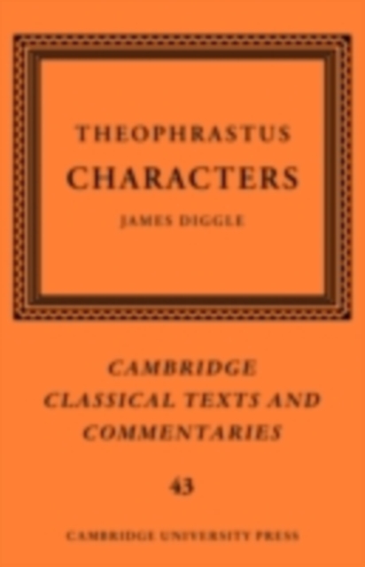 Theophrastus: Characters, PDF eBook