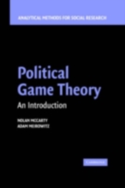 Political Game Theory : An Introduction, PDF eBook