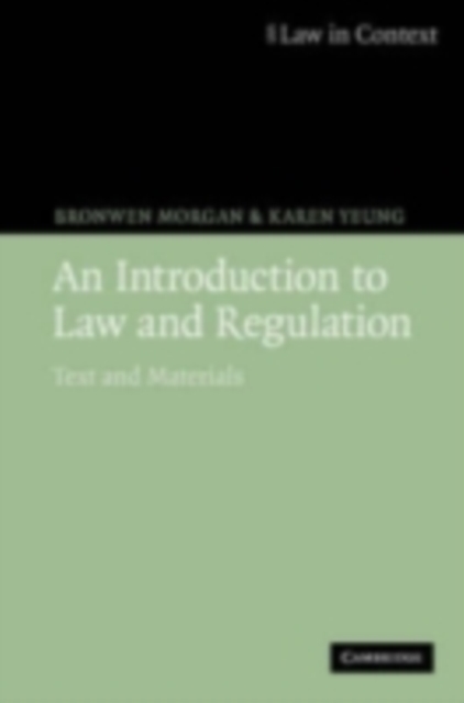 Introduction to Law and Regulation : Text and Materials, PDF eBook