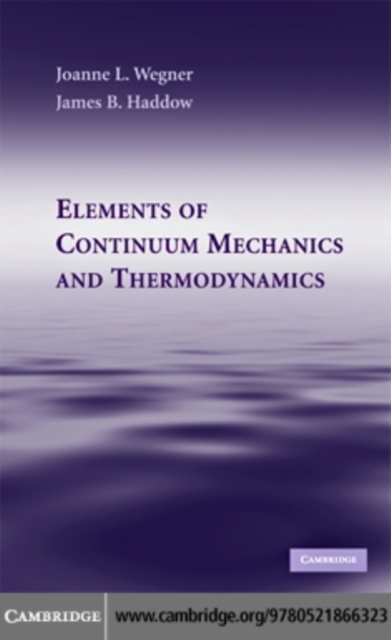 Elements of Continuum Mechanics and Thermodynamics, PDF eBook