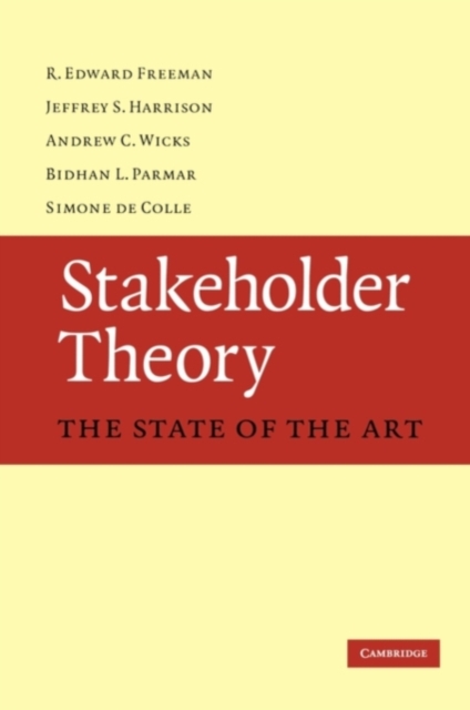 Stakeholder Theory : The State of the Art, PDF eBook