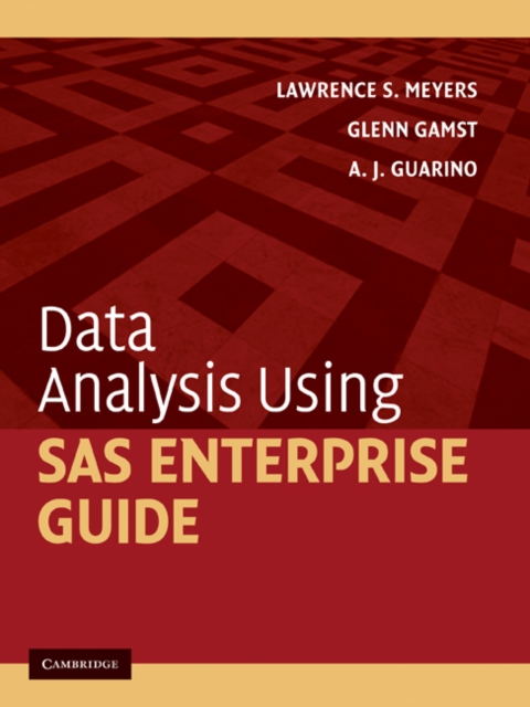 Data Analysis Using SAS Enterprise Guide, EPUB eBook