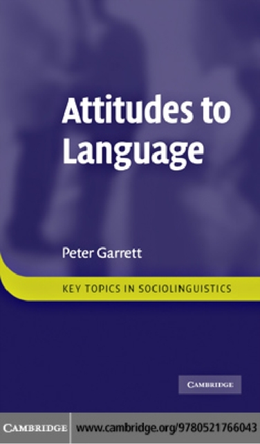 Attitudes to Language, PDF eBook