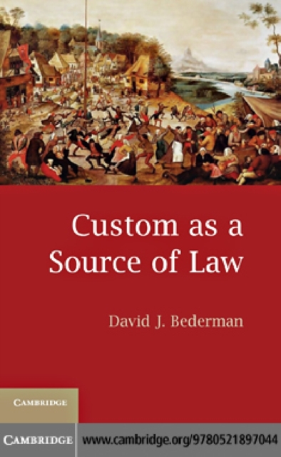 Custom as a Source of Law, PDF eBook