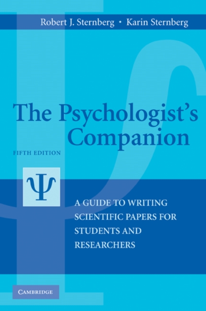 Psychologist's Companion : A Guide to Writing Scientific Papers for Students and Researchers, EPUB eBook