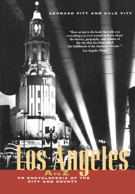 Los Angeles A to Z : An Encyclopedia of the City and County, Paperback / softback Book