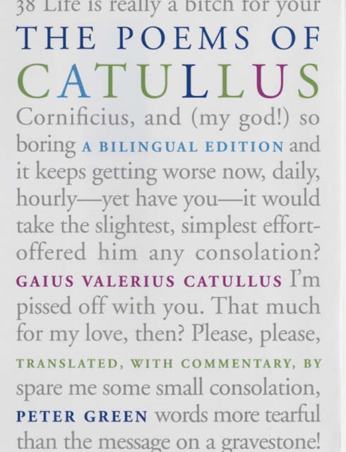 The Poems of Catullus : A Bilingual Edition, Hardback Book