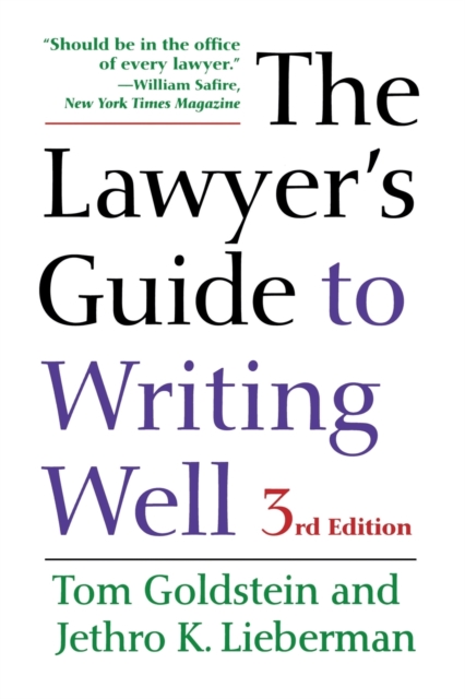 The Lawyer's Guide to Writing Well, Paperback / softback Book