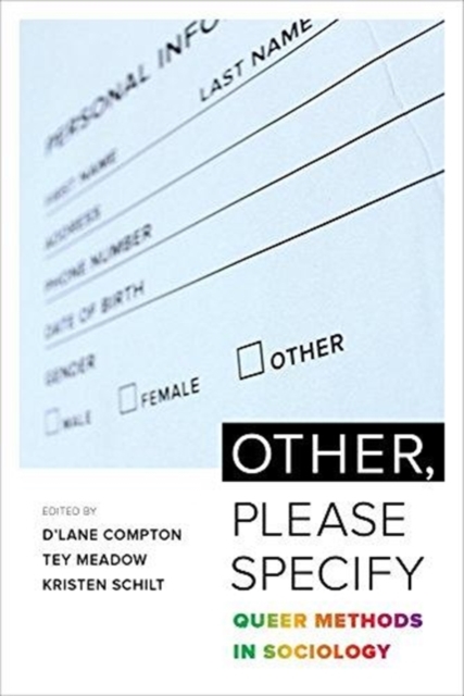 Other, Please Specify : Queer Methods in Sociology, Paperback / softback Book