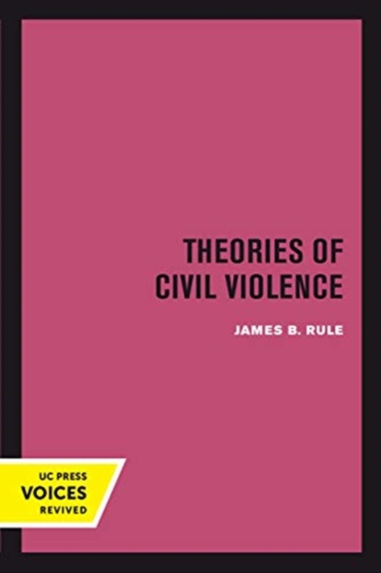Theories of Civil Violence, Paperback / softback Book