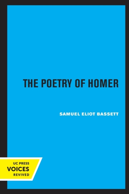 The Poetry of Homer, Paperback / softback Book