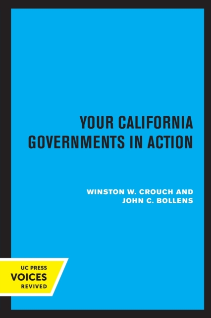 Your California Governments in Action, Second Edition, Paperback / softback Book