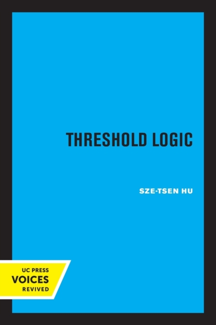 Threshold Logic, Paperback / softback Book