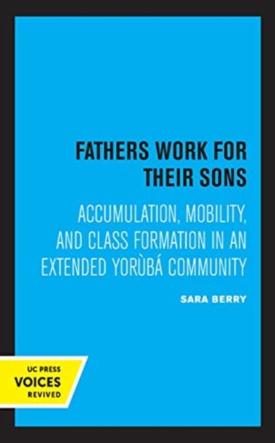 Fathers Work for Their Sons : Accumulation, Mobility, and Class Formation in an Extended Yoruba Community, Hardback Book