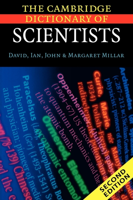 The Cambridge Dictionary of Scientists, Paperback / softback Book