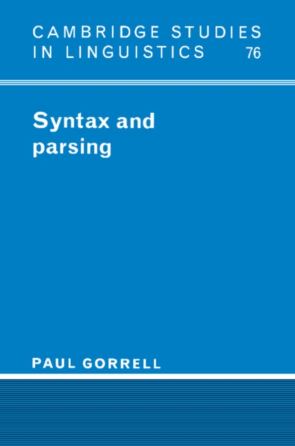 Syntax and Parsing, Paperback / softback Book