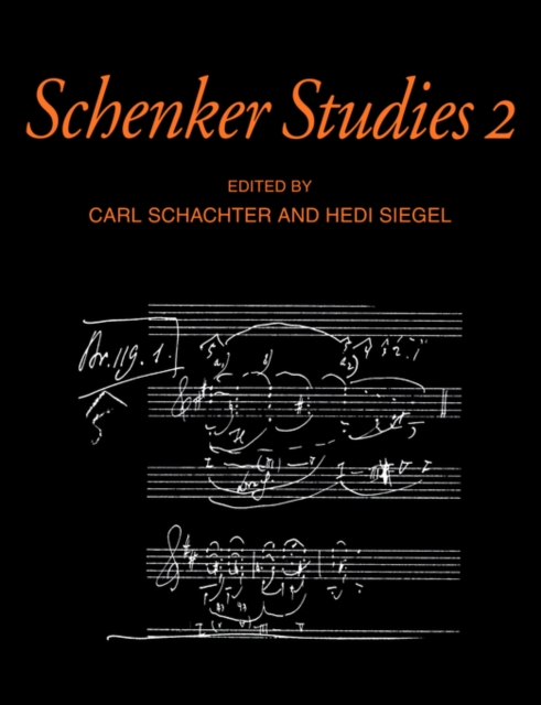 Schenker Studies 2, Paperback / softback Book