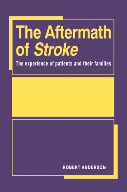The Aftermath of Stroke : The Experience of Patients and their Families, Paperback / softback Book