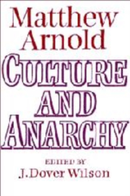 Culture and Anarchy : Landmarks in the History of Education, Hardback Book