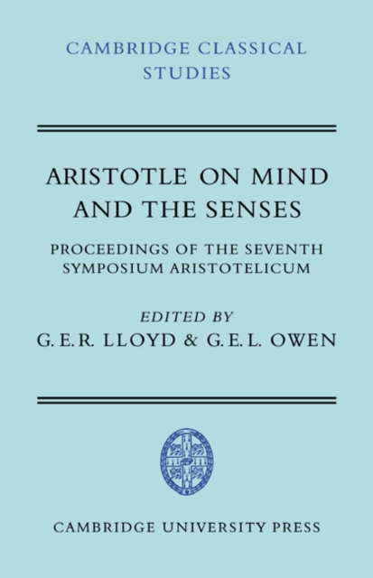 Aristotle on Mind and the Senses, Paperback / softback Book