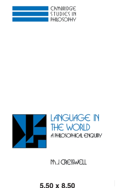 Language in the World : A Philosophical Enquiry, Paperback / softback Book