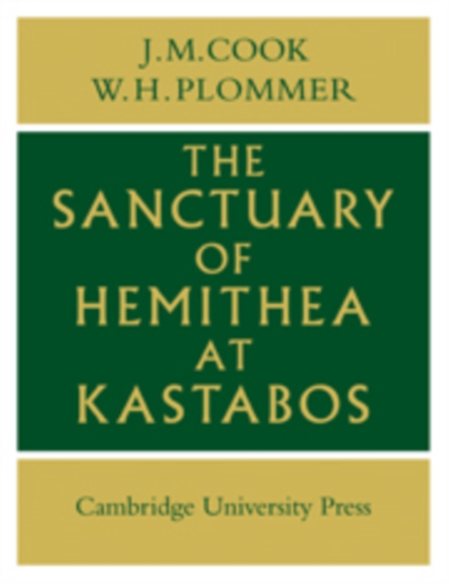 Sanctuary of Hemithea at Kastabos, Hardback Book