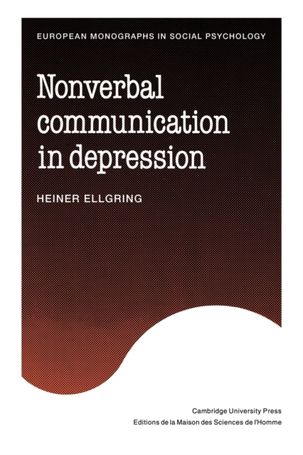 Non-verbal Communication in Depression, Paperback / softback Book