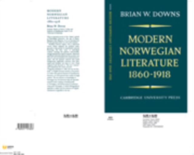 Modern Norwegian Literature 1860-1918, Hardback Book