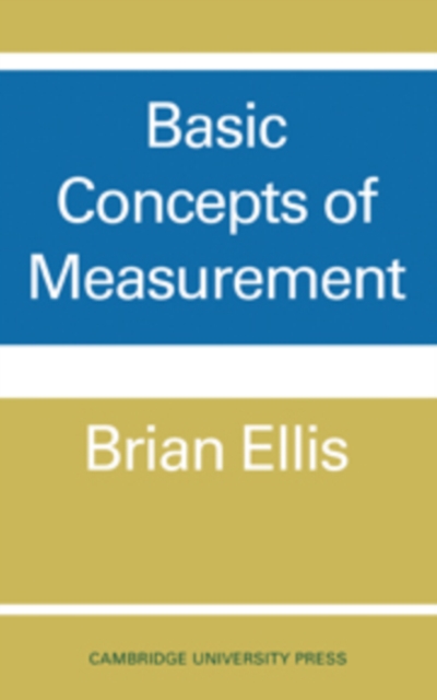 Basic Concepts of Measurement, Hardback Book