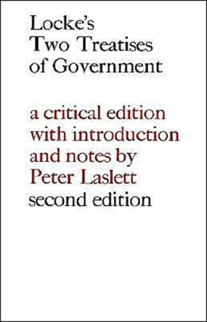 Locke: Two Treatises of Government, Hardback Book