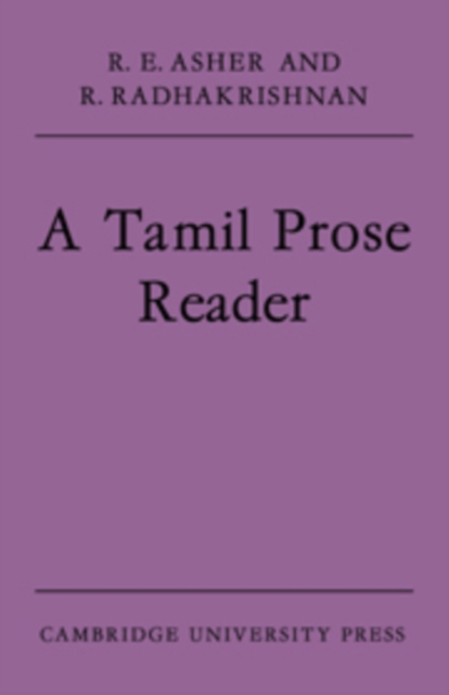 A Tamil Prose Reader, Hardback Book