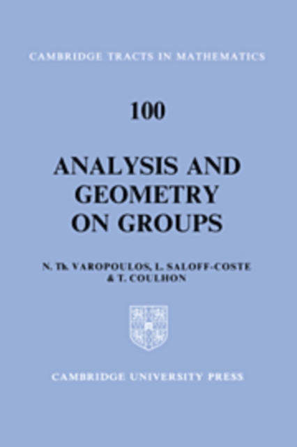 Analysis and Geometry on Groups, Paperback / softback Book