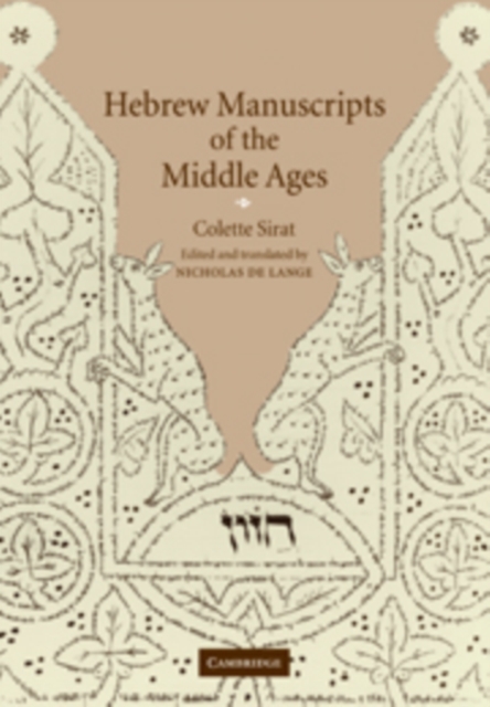 Hebrew Manuscripts of the Middle Ages, Paperback / softback Book