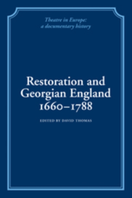 Restoration and Georgian England 1660-1788, Paperback / softback Book