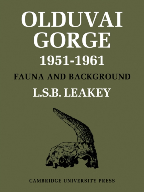 Olduvai Gorge, Paperback / softback Book