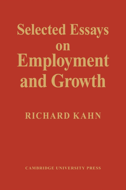 Selected Essays on Employment and Growth, Paperback / softback Book