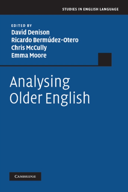 Analysing Older English, Hardback Book