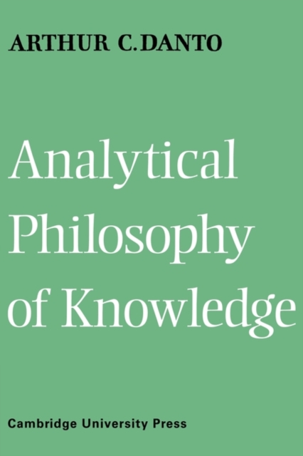 Analytical Philosophy of Knowledge, Paperback / softback Book