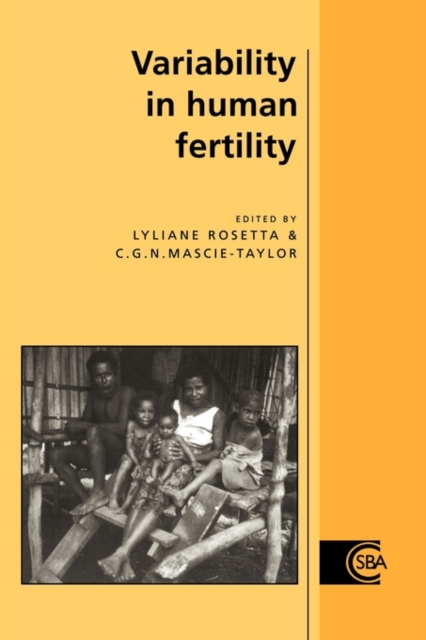 Variability in Human Fertility, Paperback / softback Book